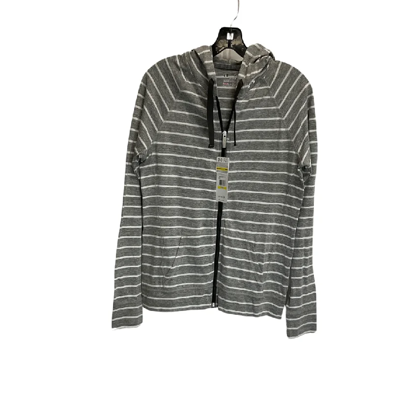 Athletic Jacket By Under Armour In Grey, Size: M Appliqued Jacket Beaded Jacket Sequined Jacket Athletic Jacket By Under Armour In Grey, Size: M Appliqued Jacket Beaded Jacket Sequined Jacket