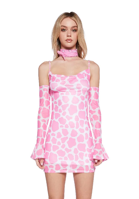 Cattle Drive Diva Mini Dress Cozy Knit Mini Dress