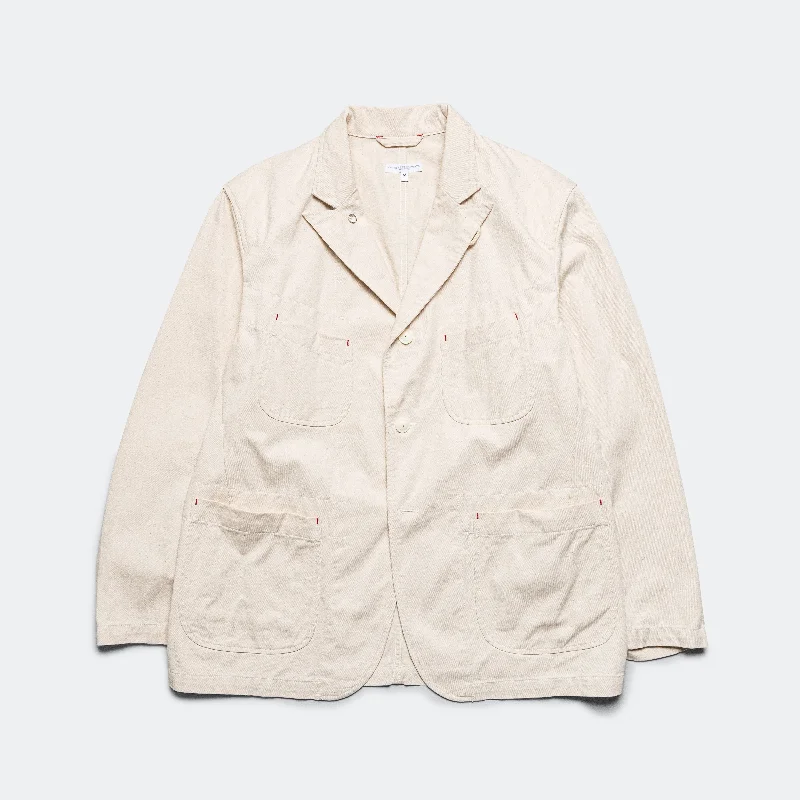 Bedford Jacket - Natural Chino Twill Striped Jacket Polka Dot Jacket Floral Jacket