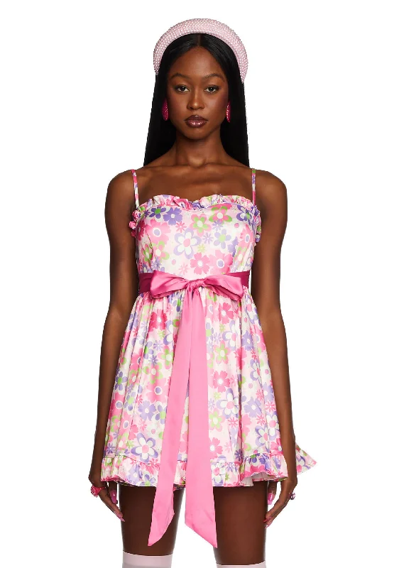 Growin' Pretty Mini Dress Elegant Tulle Mini Dress