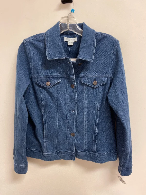 Jacket Denim By Coldwater Creek In Blue Denim, Size: S Wool Jacket Cashmere Jacket Tweed Jacket Jacket Denim By Coldwater Creek In Blue Denim, Size: S Wool Jacket Cashmere Jacket Tweed Jacket