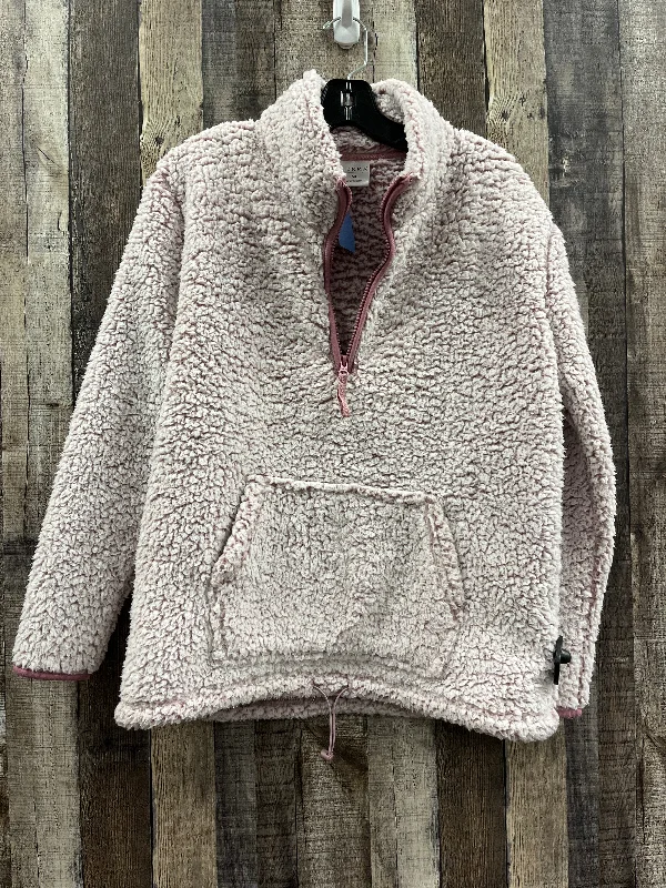 Jacket Faux Fur & Sherpa By Serra In Pink, Size: M Toggled Jacket Drawstring Jacket Belted Jacket Jacket Faux Fur & Sherpa By Serra In Pink, Size: M Toggled Jacket Drawstring Jacket Belted Jacket