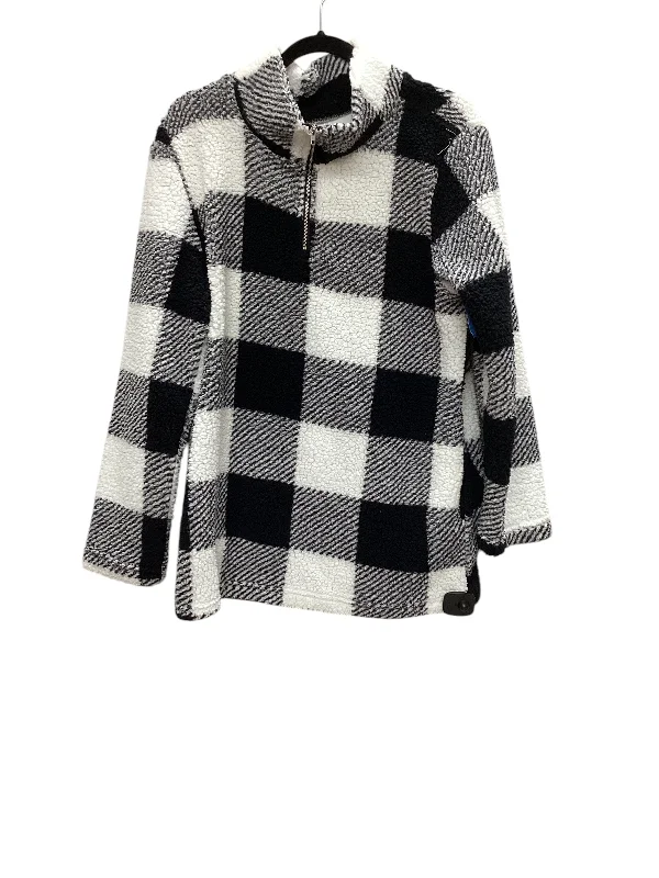 Jacket Fleece By Cme In Checkered Pattern, Size: L Notch Collar Jacket Peter Pan Collar Jacket Cowl Neck Jacket Jacket Fleece By Cme In Checkered Pattern, Size: L Notch Collar Jacket Peter Pan Collar Jacket Cowl Neck Jacket