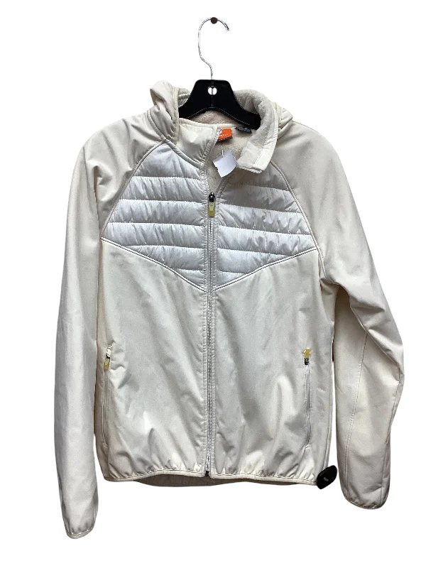 Jacket Fleece By Merrell In Cream, Size: M Tailored Jacket Straight Jacket A-Line Jacket Jacket Fleece By Merrell In Cream, Size: M Tailored Jacket Straight Jacket A-Line Jacket
