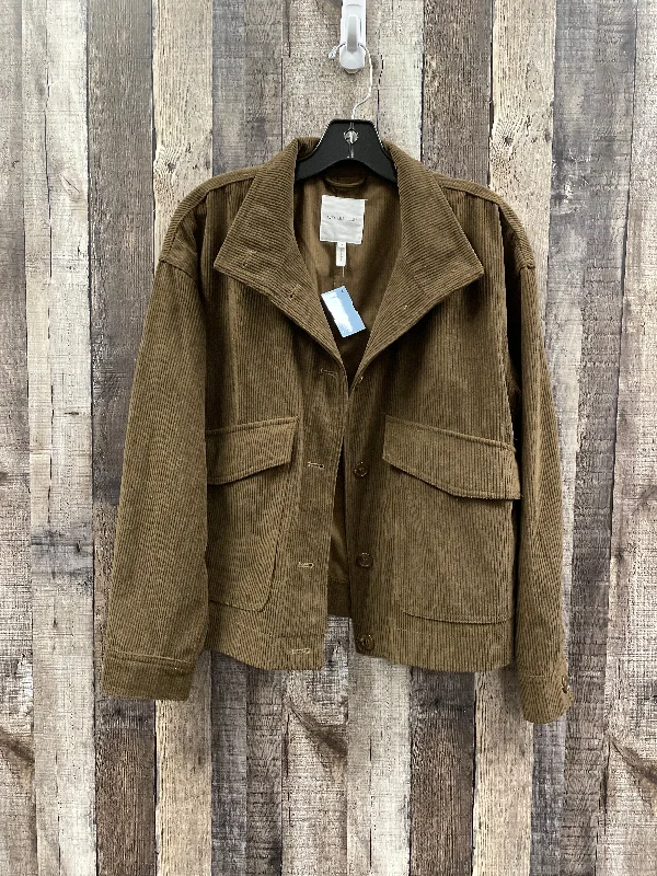Jacket Other By Avec Les Filles In Brown, Size: M Satin Jacket Silk Jacket Chiffon Jacket Jacket Other By Avec Les Filles In Brown, Size: M Satin Jacket Silk Jacket Chiffon Jacket