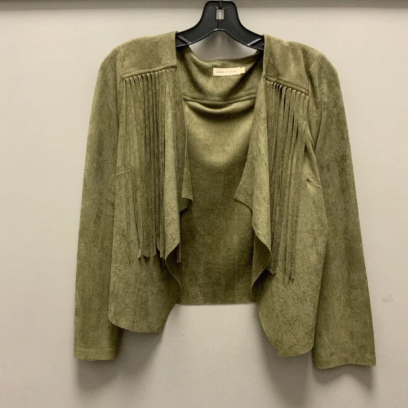 Jacket Other By Makers Of Dreams In Green, Size: M Herringbone Jacket Checkered Jacket Solid Jacket Jacket Other By Makers Of Dreams In Green, Size: M Herringbone Jacket Checkered Jacket Solid Jacket