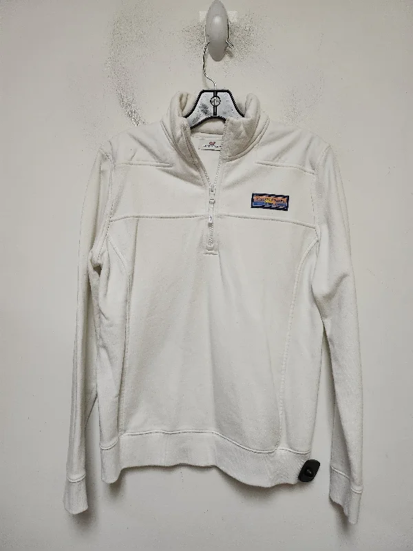 Jacket Other By Vineyard Vines In White, Size: S Notch Collar Peter Pan Collar Cowl Neck Jacket Other By Vineyard Vines In White, Size: S Notch Collar Peter Pan Collar Cowl Neck