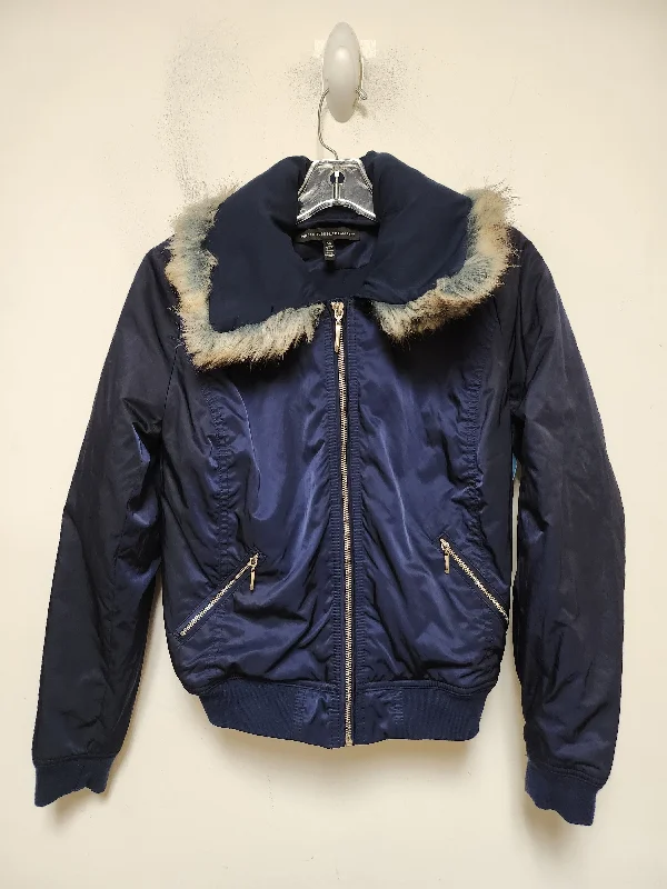 Jacket Other By White House Black Market In Blue, Size: Xs Zippered Jacket Buttoned Jacket Snapped Jacket Jacket Other By White House Black Market In Blue, Size: Xs Zippered Jacket Buttoned Jacket Snapped Jacket
