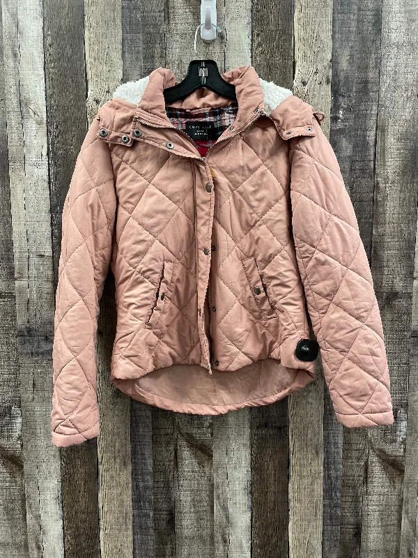 Jacket Puffer & Quilted By Love Tree In Pink, Size: S Print Jacket Jacquard Jacket Embroidered Jacket Jacket Puffer & Quilted By Love Tree In Pink, Size: S Print Jacket Jacquard Jacket Embroidered Jacket