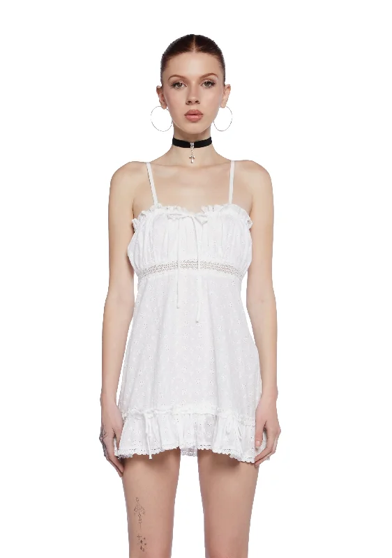 Marisa Mini Dress Comfortable Smocked Mini Dress
