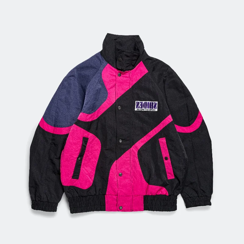 Multi Colour Nylon Sateen Jacket - Black/Purple Denim Jacket Leather Jacket Suede Jacket Multi Colour Nylon Sateen Jacket - Black/Purple Denim Jacket Leather Jacket Suede Jacket