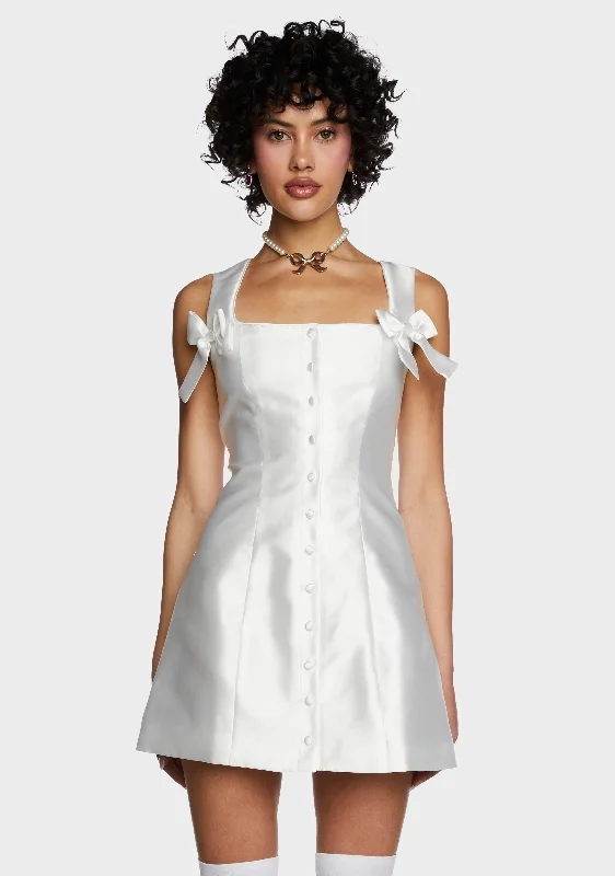 Set Yourself Free Mini Dress Elegant Vintage Mini Dress