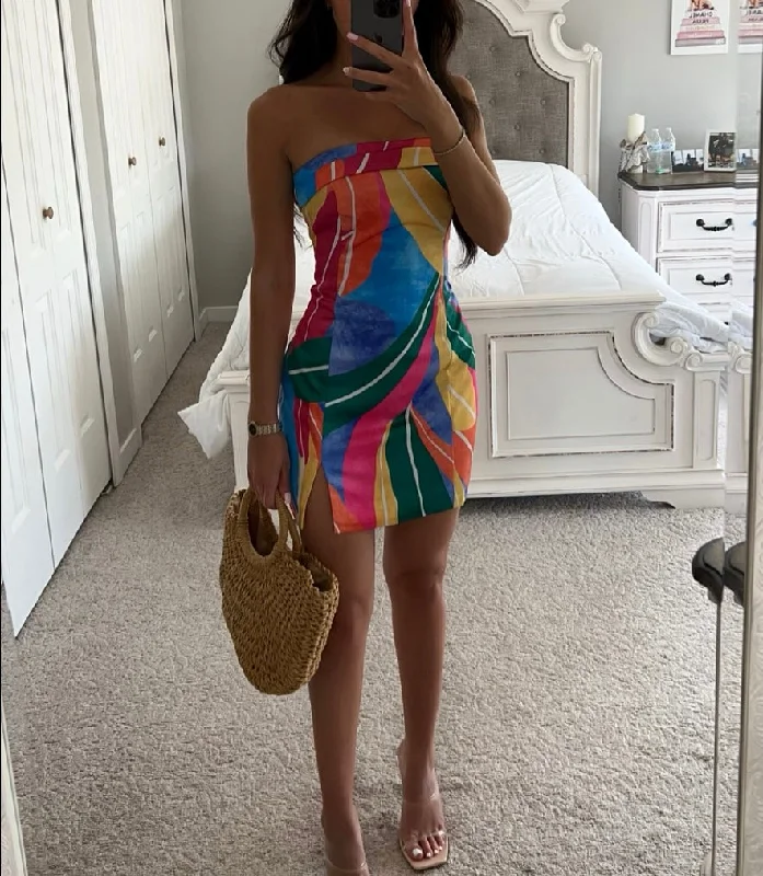 TWISTER MINI DRESS Cozy Wraparound Mini Dress
