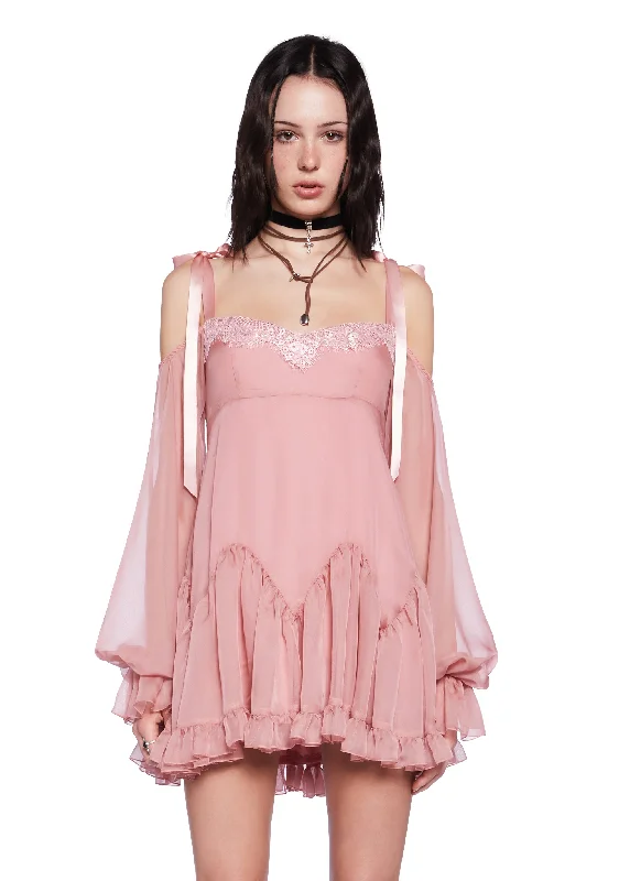 Whirlwind Radiance Mini Dress Elegant Silk Mini Dress