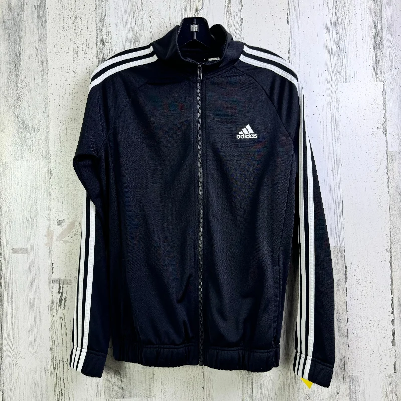 Athletic Jacket By Adidas In Black, Size: M Tiered Jacket Buttoned Jacket Zippered Jacket Athletic Jacket By Adidas In Black, Size: M Tiered Jacket Buttoned Jacket Zippered Jacket