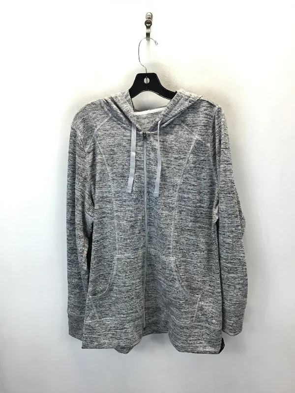 Athletic Jacket By Made For Life In Grey, Size: Xl Welt Pockets Slit Pockets Flap Pockets Athletic Jacket By Made For Life In Grey, Size: Xl Welt Pockets Slit Pockets Flap Pockets