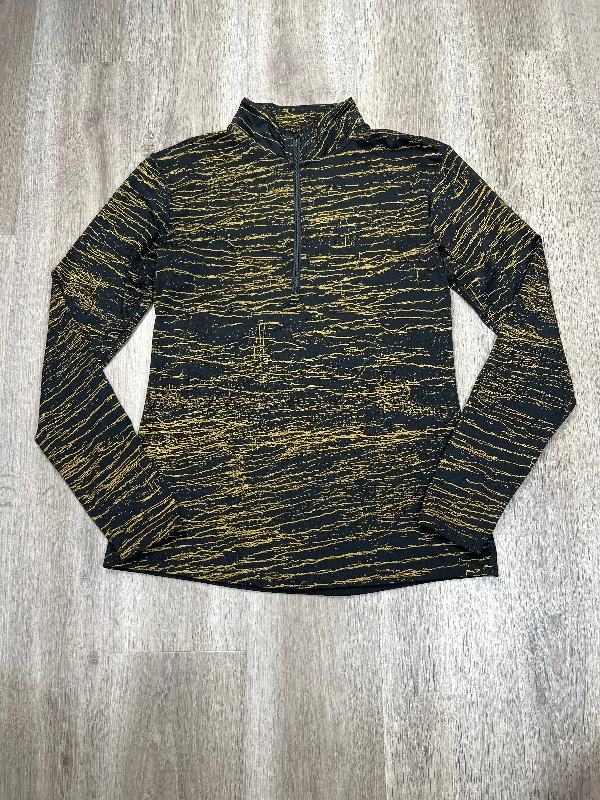 Athletic Jacket By Nike In Black & Gold, Size: Xl Hooded Jacket Caped Jacket Shawl Collar Jacket Athletic Jacket By Nike In Black & Gold, Size: Xl Hooded Jacket Caped Jacket Shawl Collar Jacket