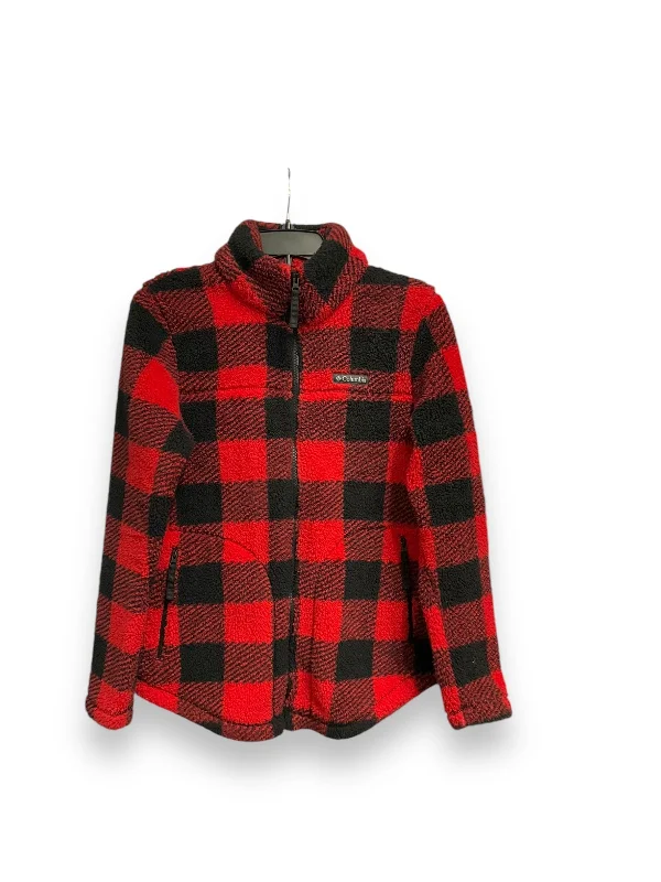 Jacket Faux Fur & Sherpa By Columbia In Plaid Pattern, Size: S Faux Fur Jacket Real Fur Jacket Shearling Jacket Jacket Faux Fur & Sherpa By Columbia In Plaid Pattern, Size: S Faux Fur Jacket Real Fur Jacket Shearling Jacket
