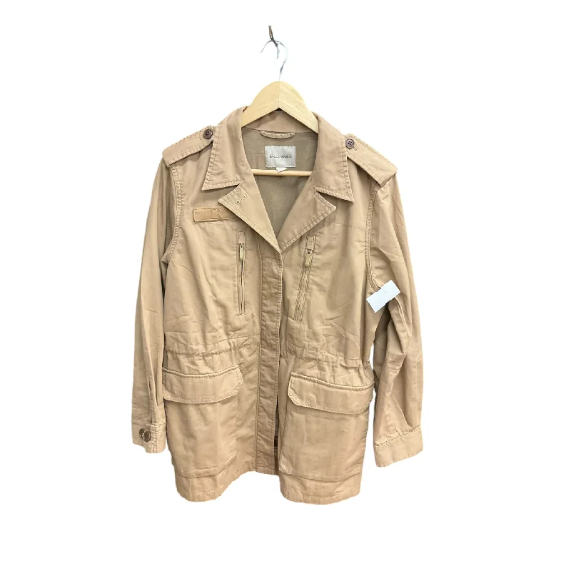 Jacket Other By Banana Republic In Tan, Size: M Print Jacket Jacquard Jacket Patchwork Jacket