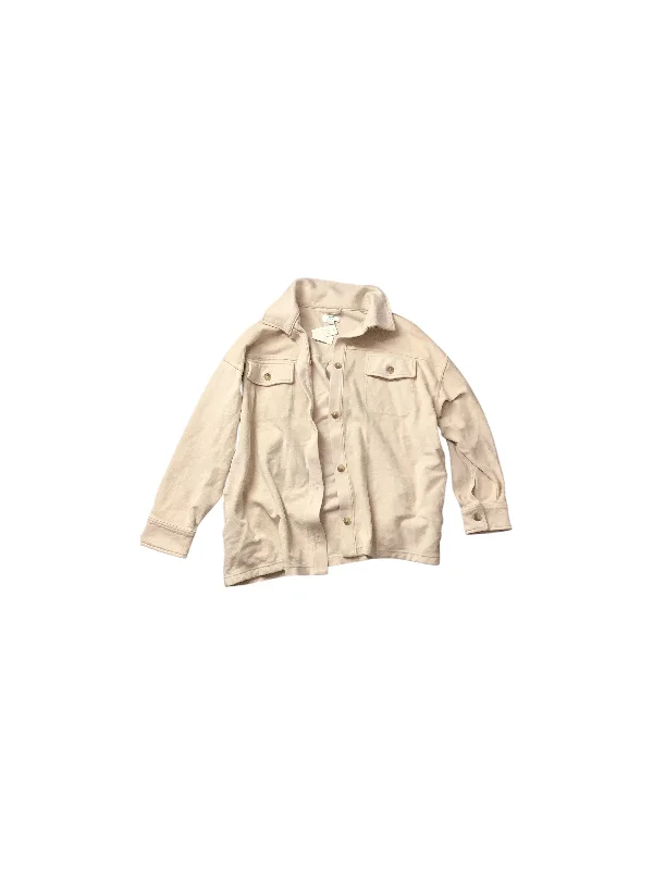 Jacket Shirt By Aerie In Cream, Size: Xl Elasticated Jacket Padded Jacket Insulated Jacket Jacket Shirt By Aerie In Cream, Size: Xl Elasticated Jacket Padded Jacket Insulated Jacket