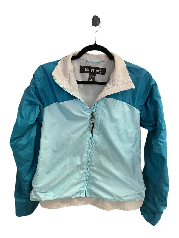 Jacket Windbreaker By Marmot In Blue, Size: M V-Neck Jacket Boat Neck Jacket Square Neck Jacket Jacket Windbreaker By Marmot In Blue, Size: M V-Neck Jacket Boat Neck Jacket Square Neck Jacket