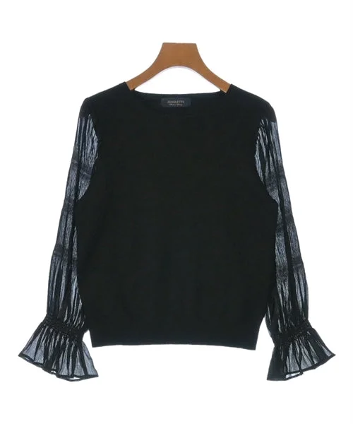 JUSGLITTY Sweaters Solid Color Striped Floral Print