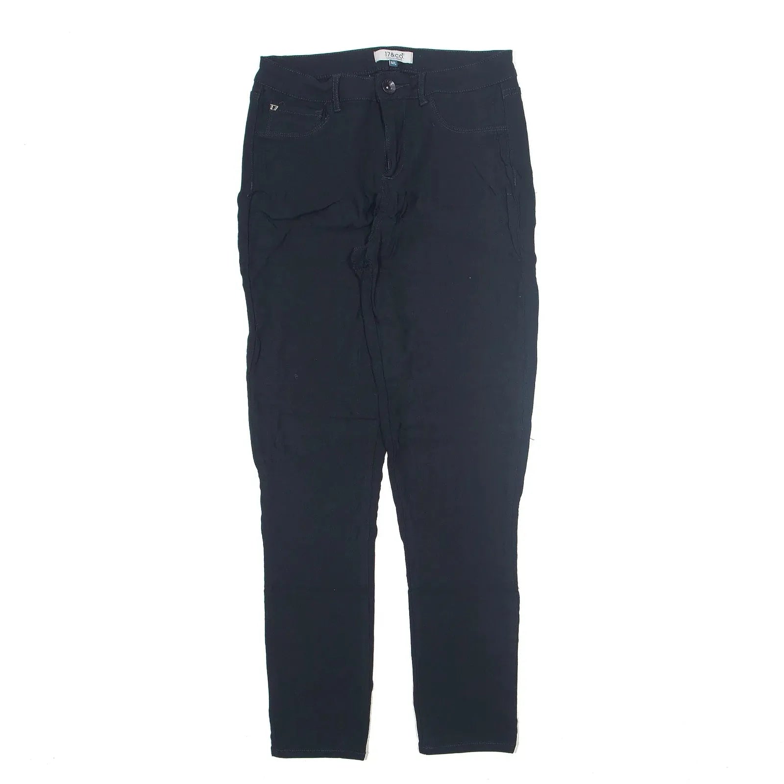 17&CO Black Jeans W26 L27 Elegant Tapered Leg Denim