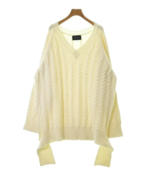 Simone Rocha Sweaters Beaded Sweater Sequined Faux Fur