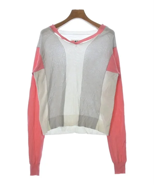 MM6 Sweaters Ribbed Striped Patterned