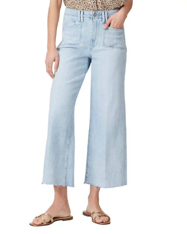 Anessa Wide Leg Jean In Shooting Star Trendy Layered Pocket Jeans