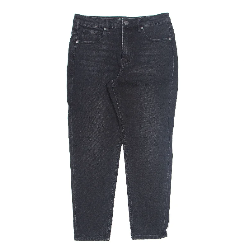 DIESEL Jeans Black Denim Regular Mom Womens W28 L25 Chic Vintage-Inspired Denim Jeans DIESEL Jeans Black Denim Regular Mom Womens W28 L25 Chic Vintage-Inspired Denim Jeans
