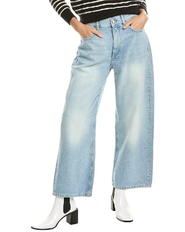 DL1961 Taylor Vintage Light Wide Leg Jean Comfortable Zip-Fly Denim Jeans