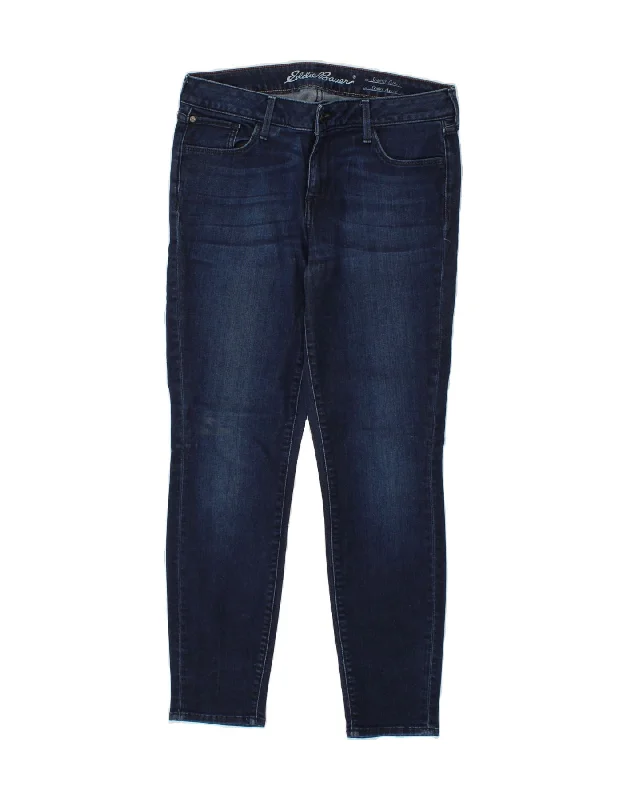 EDDIE BAUER Womens Skinny Jeans US 10 Large W32 L27 Navy Blue Cotton Comfortable Stretch Denim Jeans EDDIE BAUER Womens Skinny Jeans US 10 Large W32 L27 Navy Blue Cotton Comfortable Stretch Denim Jeans