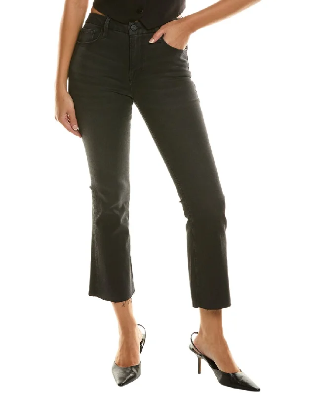 FRAME Denim Le Crop  Mini Boot Jean Trendy Wide-Leg High-Waist Denim