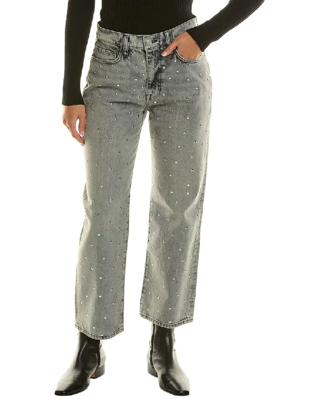 FRAME Denim Le Jane Crop High-Rise Subculture Straight Jean Stylish Tapered Fit Jeans FRAME Denim Le Jane Crop High-Rise Subculture Straight Jean Stylish Tapered Fit Jeans