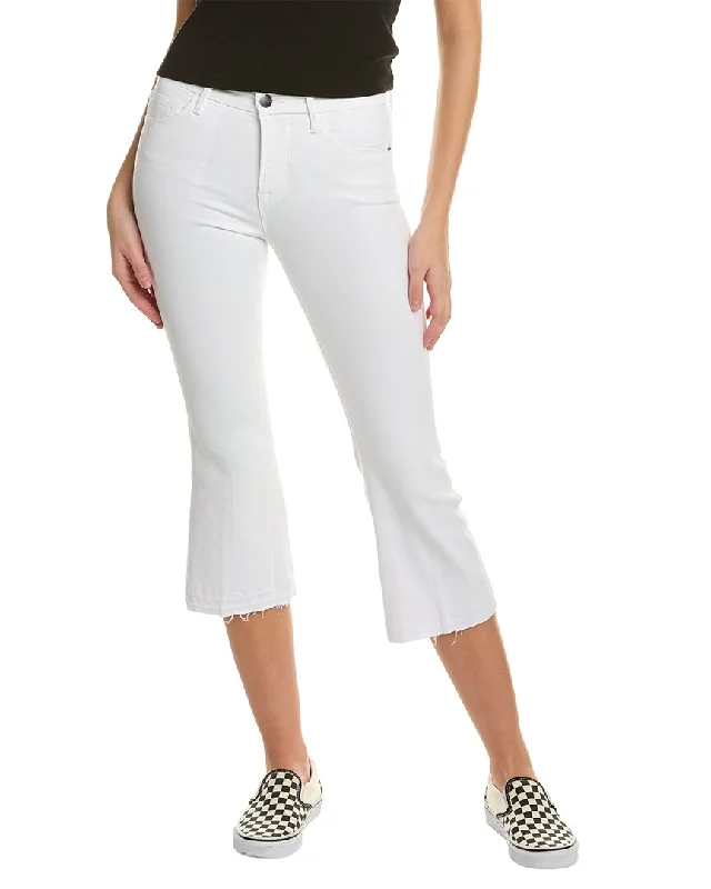 FRAME Denim Le Pixie Crop Mini Blanc Bootcut Jean Chic Vintage-Inspired Denim Jeans