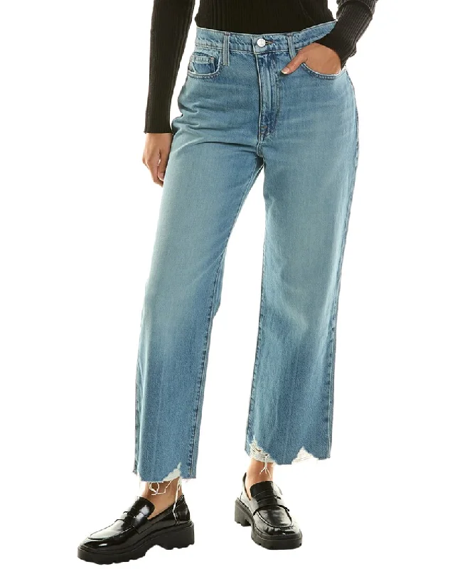 FRAME Denim Le Slim Palazzo High-Rise Varsity Blues Modern Chew Wide Leg Jean Elegant Dark-Wash Bootcut Jeans FRAME Denim Le Slim Palazzo High-Rise Varsity Blues Modern Chew Wide Leg Jean Elegant Dark-Wash Bootcut Jeans