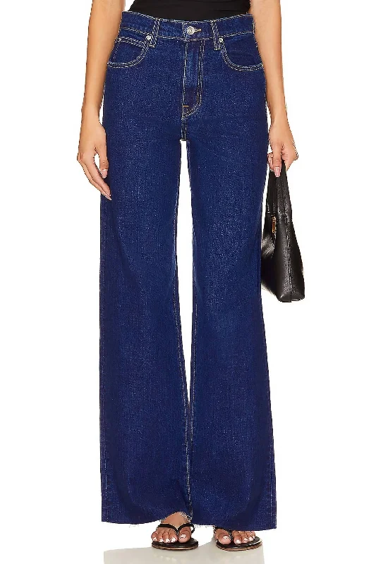 Grace Wide Leg Jeans In Western Hero Fashionable Vintage Wash Jeans