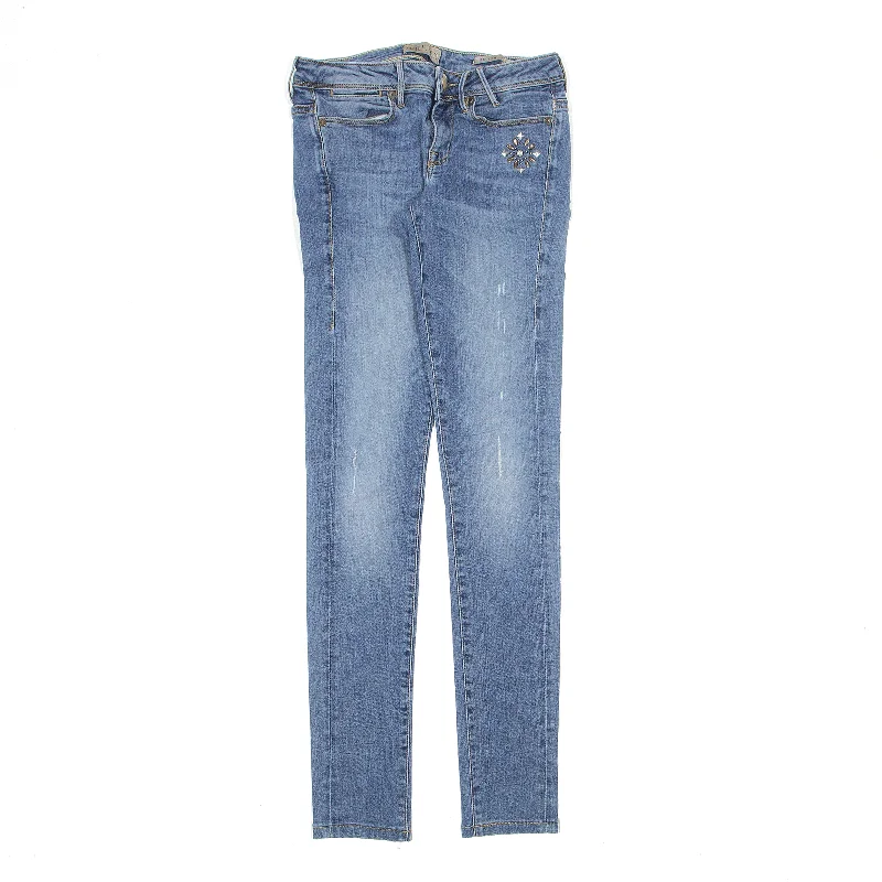 GUESS Jegging Jeans Blue Denim Slim Skinny Stone Wash Womens W28 L30 Stylish Acid-Wash Jeans GUESS Jegging Jeans Blue Denim Slim Skinny Stone Wash Womens W28 L30 Stylish Acid-Wash Jeans