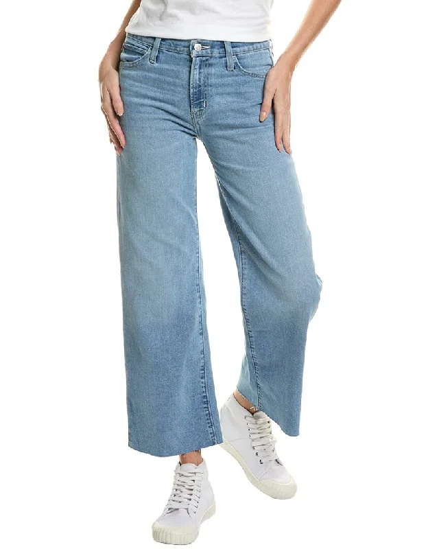 HUDSON Jeans Rosalie Alki Wide Leg Jean Fashionable Button-Front Jeans