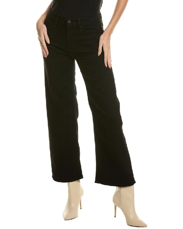 HUDSON Jeans Rosalie Black Rinse Wide Leg Jean Cozy Relaxed Fit Denim Jeans