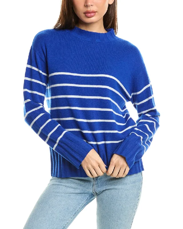 InCashmere Crewneck Cashmere Sweater Neon Metallic Matte