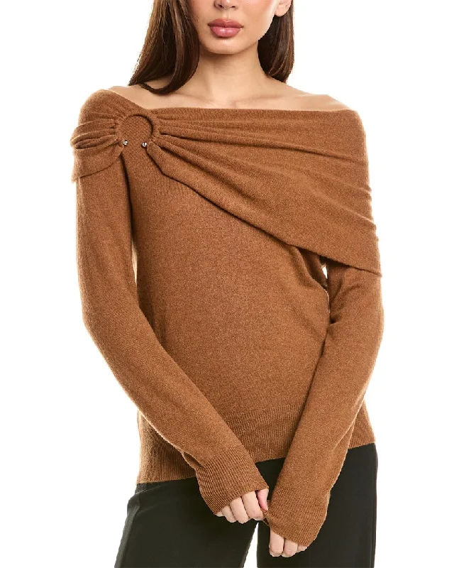 InCashmere Ring Cashmere Sweater Hooded Sweater Collared Sweater Shawl Collar