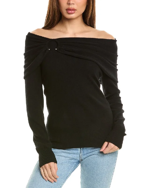 InCashmere Ring Cashmere Sweater Spandex Rayon Corduroy