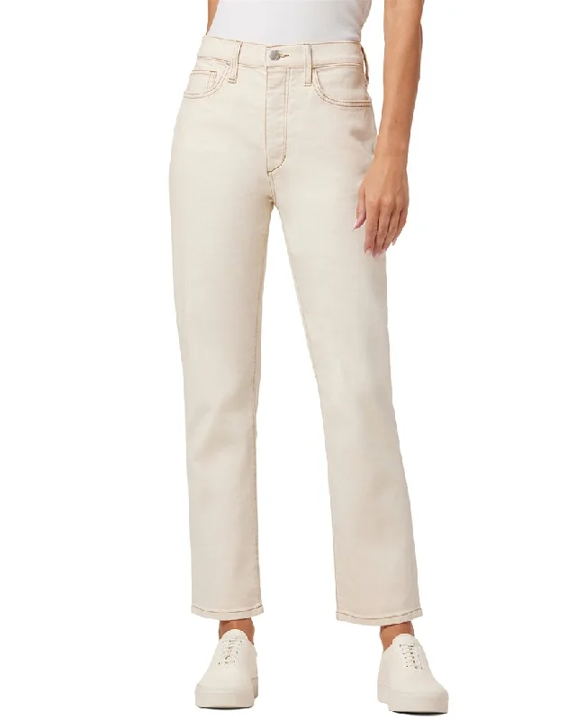 JOE’S Jeans The OG Ecru Straight Ankle Jean Fashionable Distressed Jeans