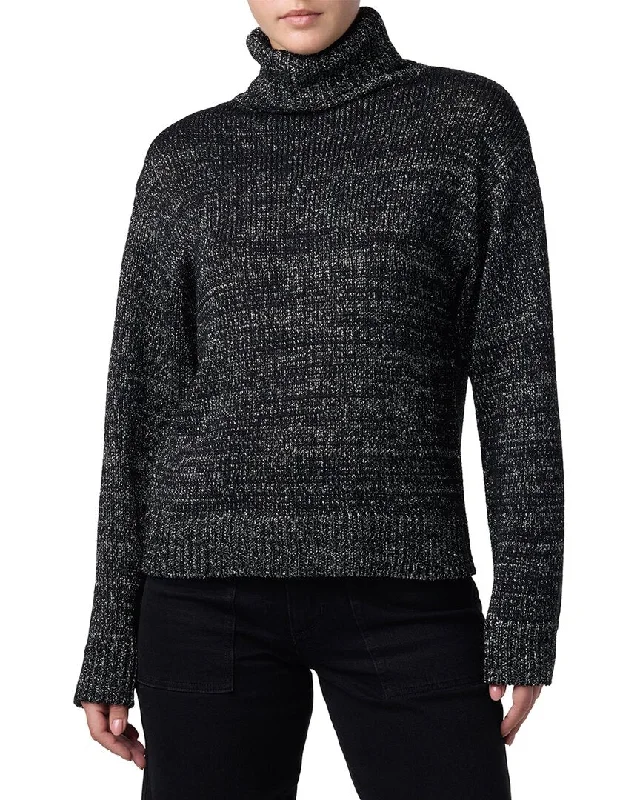JOE'S Jeans Lurex Sweater Stylish Shredded Denim Jeans