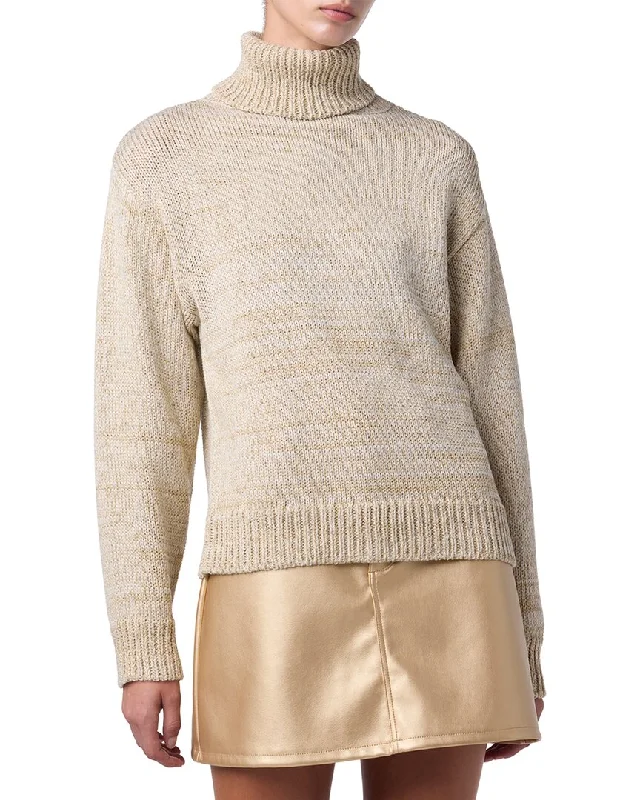 JOE'S Jeans Lurex Sweater Comfortable Zip-Up Skinny Jeans