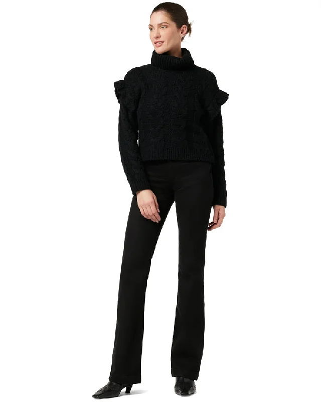 JOE'S Jeans The Adeline Wool & Mohair-Blend Sweater Elegant Tapered Leg Denim