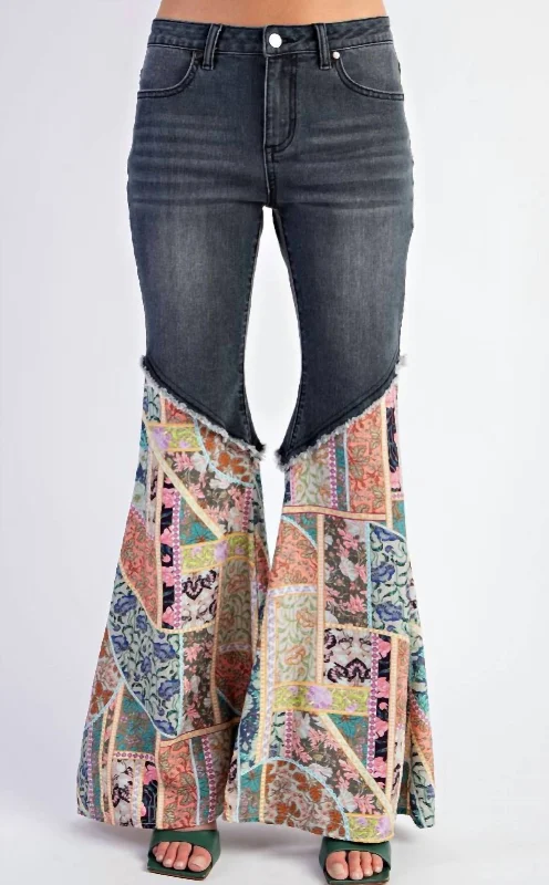 Juliet Jean In Black Chic Vintage-Inspired Denim Jeans