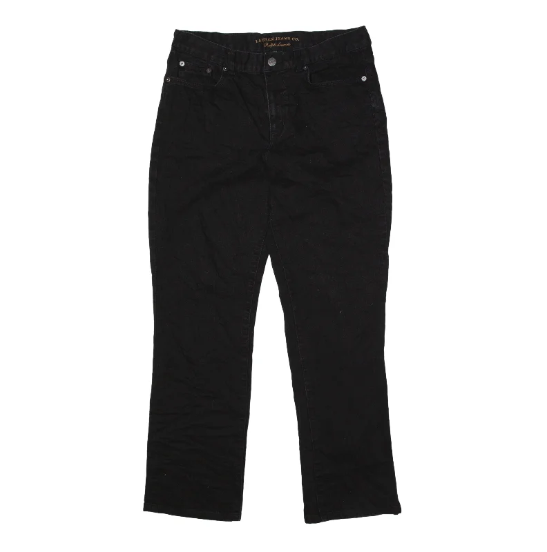 LAUREN RALPH LAUREN Jeans Black Denim Classic Straight Womens W32 L28 Trendy Plus Size Jeans LAUREN RALPH LAUREN Jeans Black Denim Classic Straight Womens W32 L28 Trendy Plus Size Jeans